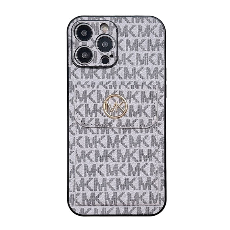 MK Card Bag Gold iPhone Case