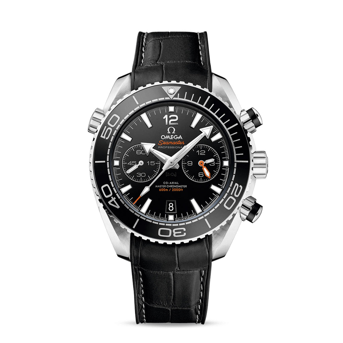 wrist watch Seamaster PLANET OCEAN 600M CO‑AXIAL MASTER CHRONOMETER CHRONOGRAPH Ref# 215.33.46.51.01.001 watch