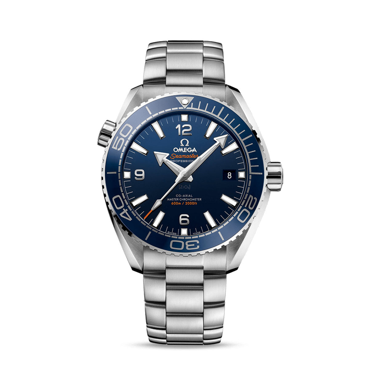 wrist watch Seamaster PLANET OCEAN 600M CO‑AXIAL MASTER CHRONOMETER Ref# 215.30.44.21.03.001 watch