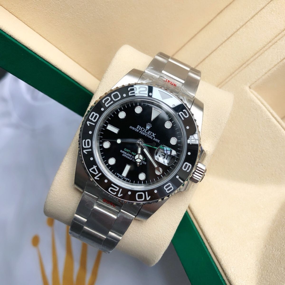 Regency Traveller Traveller 40 mm Timeless Black Bezel Black Dial 126710GRNR 5268
