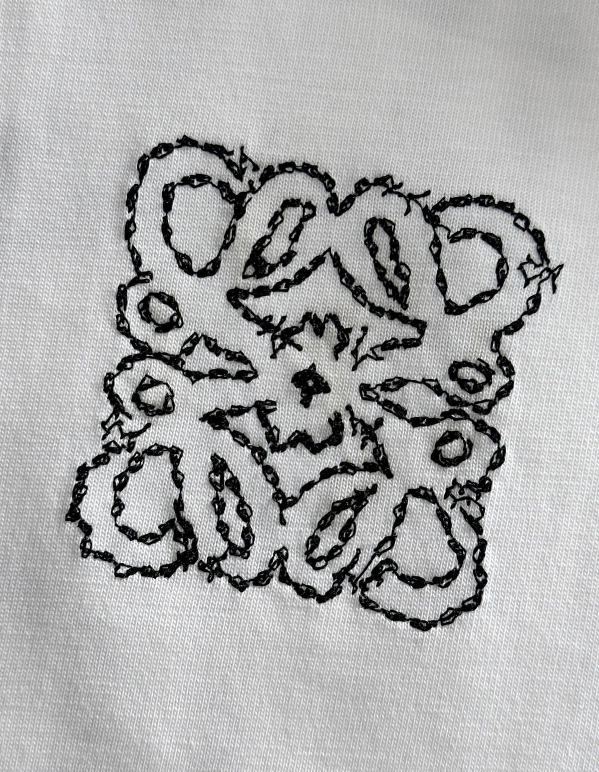 High quality embroidery t-shirt