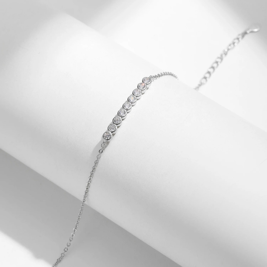 Elegant D Color Moissanite Bracelet