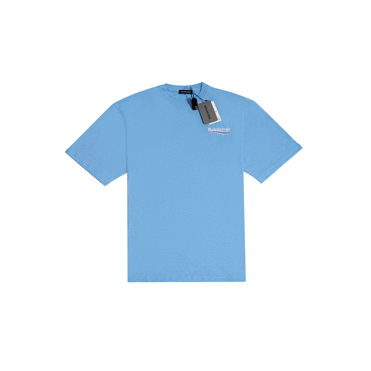 Classic round collar cotton embroidery t-shirt