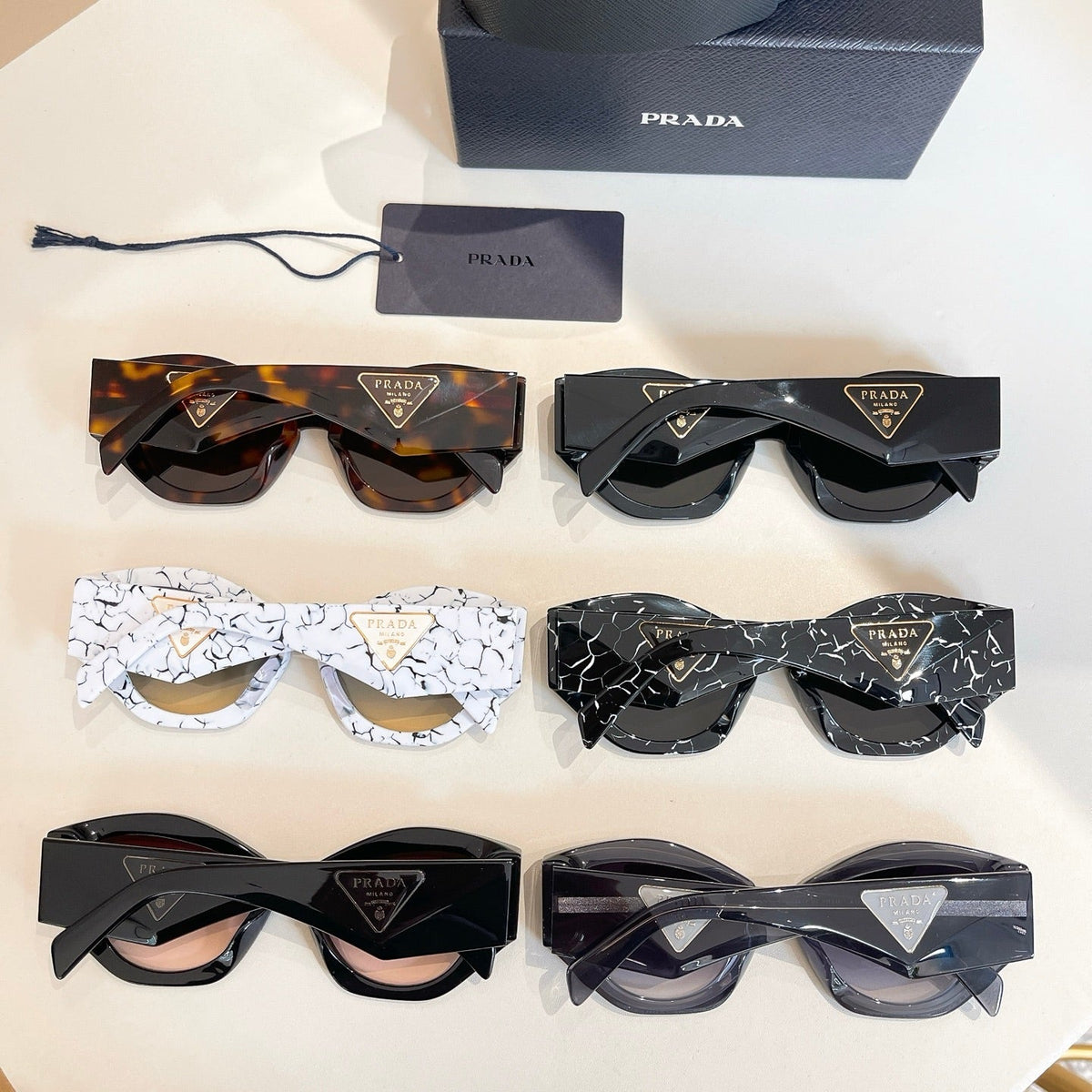 2026 New style two-tone cat-shaped sunglasses