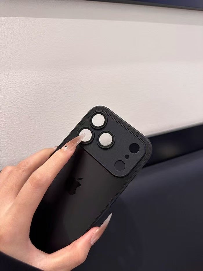 Minimalist Matte Black Soft Phone Case