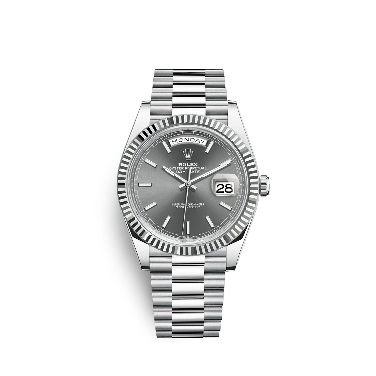 wrist watch Day-Date, 40mm, Platinum, Ref# 228236-0013 watch