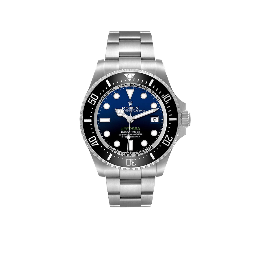 wrist watch Seadweller Deepsea 44mm Cameron D-Blue Dial Steel Mens Watch 136660 watch