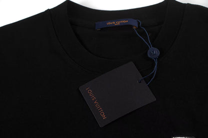 High quality patch embroidery t-shirt