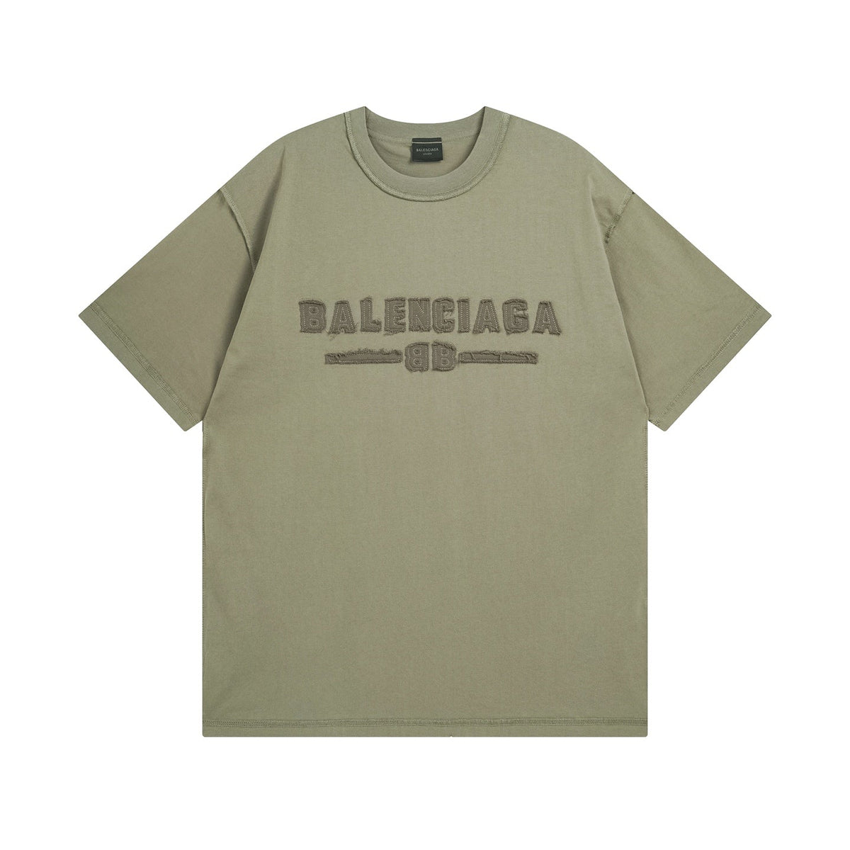 Embroidery wash t-shirt