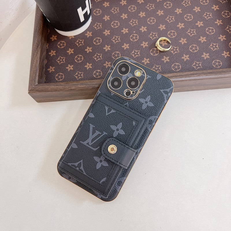 Lou Classic Color Card Bag iPhone Case