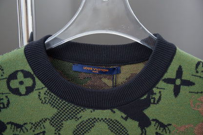 2025ss Camouflage knitted t-shirt