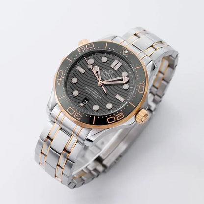 Celestial Seafarer Diver 300M 42mm Steel On Steel Black Dial 4645