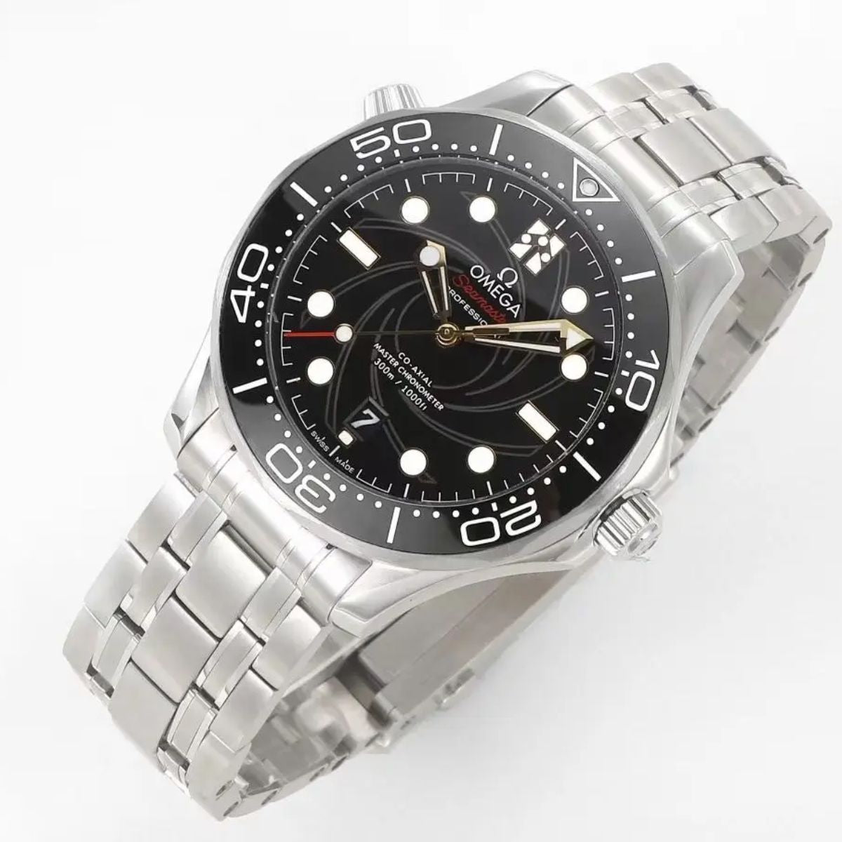 Celestial Seafarer Diver 300M 42mm Steel On Steel Black Dial 8105
