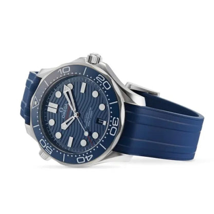 Celestial Seafarer Diver 300M 42mm Steel On Rubber Strap Blue Dial 5386