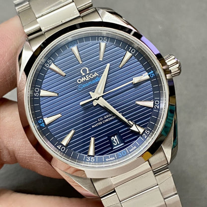 Celestial Aqua Sport 150M 41mm Steel On Steel Blue Dial 7436