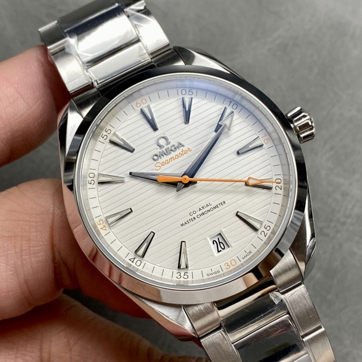 Celestial Aqua Sport 150M 41mm Steel On Steel White Dial 2901