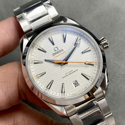 Celestial Aqua Sport 150M 41mm Steel On Steel White Dial 2901