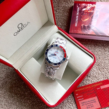 Celestial Seafarer Diver 300M 41mm Steel On Steel White Dial 4226