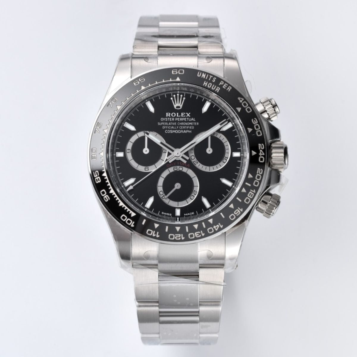 [Super Clone] Regency Racing Chronograph 40 mm Timelesssteel Ceramic Bezel Panda Dial 126500LN 7851