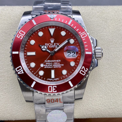 [Super Clone] Regency Diver Date 41 mm Timeless Red Bezel Red Dial 6529