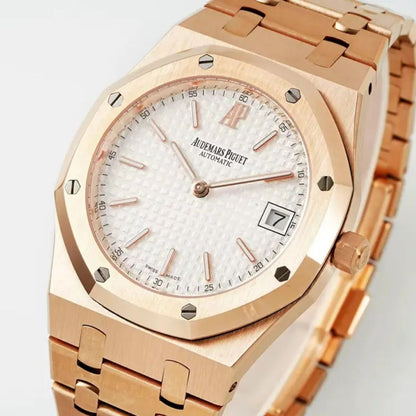 [Super Clone] Prestige Atelier Octagon Sport 39mm White Dial Rose Gold 4443