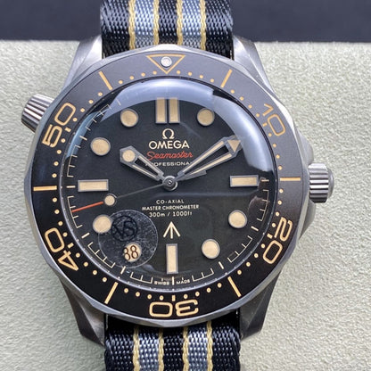 Celestial Seafarer Diver 300M 007 Edition 42mm Titanium On Nato Strap Brown Dial 7467