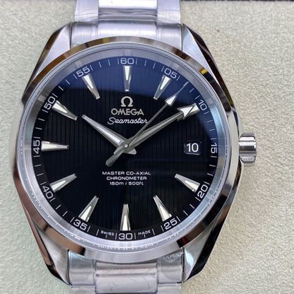 Celestial Aqua Sport 150M 39mm Steel On Steel Black Dial 8001