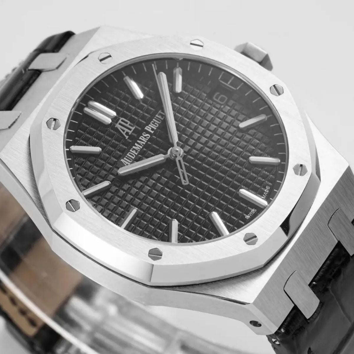 [Super Clone] Prestige Atelier Octagon Sport 41mm Black Dial Stainless Steel 9355