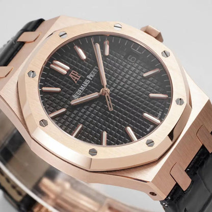 [Super Clone] Prestige Atelier Octagon Sport 41mm Black Dial Rose Gold 1172