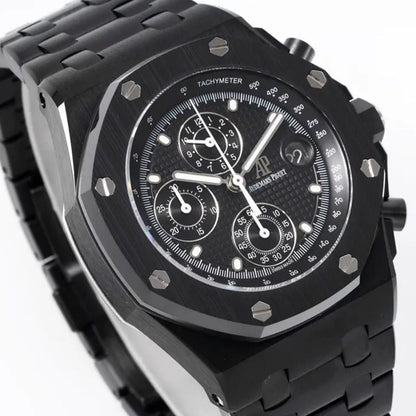 [Super Clone] Prestige Atelier Coastal Sport Chronograph 42mm Black Dial Black Ceramic 6842