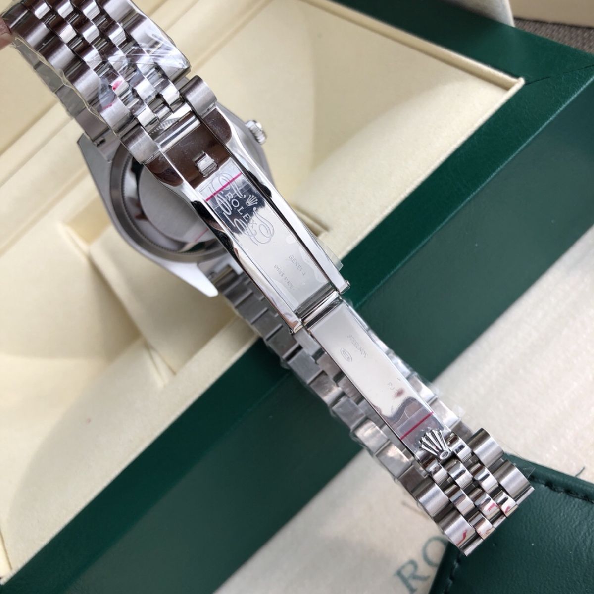 [Super Clone] Regency Classic Date 36 mm Five-Link Domed Bezel White Dial 7278