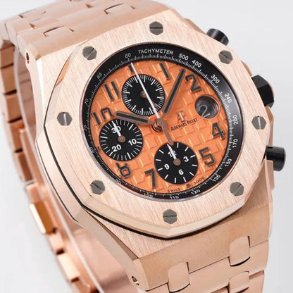 [Super Clone] Prestige Atelier Coastal Sport Chronograph 42mm Rose Gold Dial Rose Gold 2312