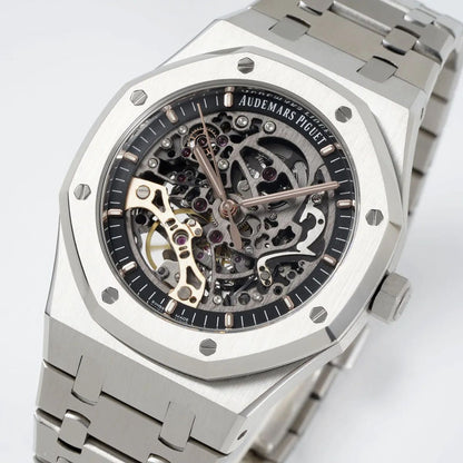 [Super Clone] Prestige Atelier Octagon Sport Double Balance Wheel Openworked 41mm Skeleton Dial Stainless Steel 3556