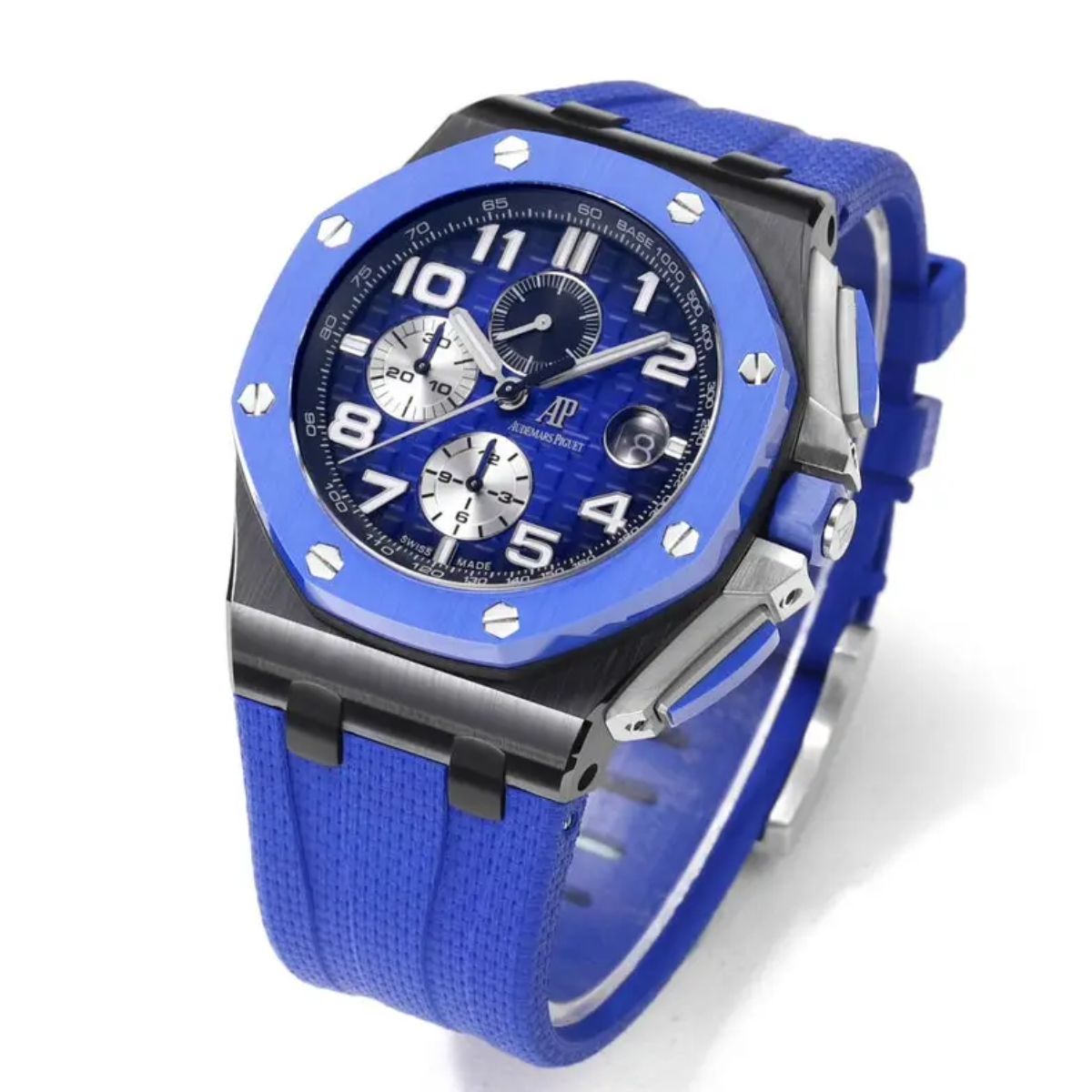 Prestige Atelier Coastal Sport Chronograph 44mm Blue Dial Black Ceramic 2592