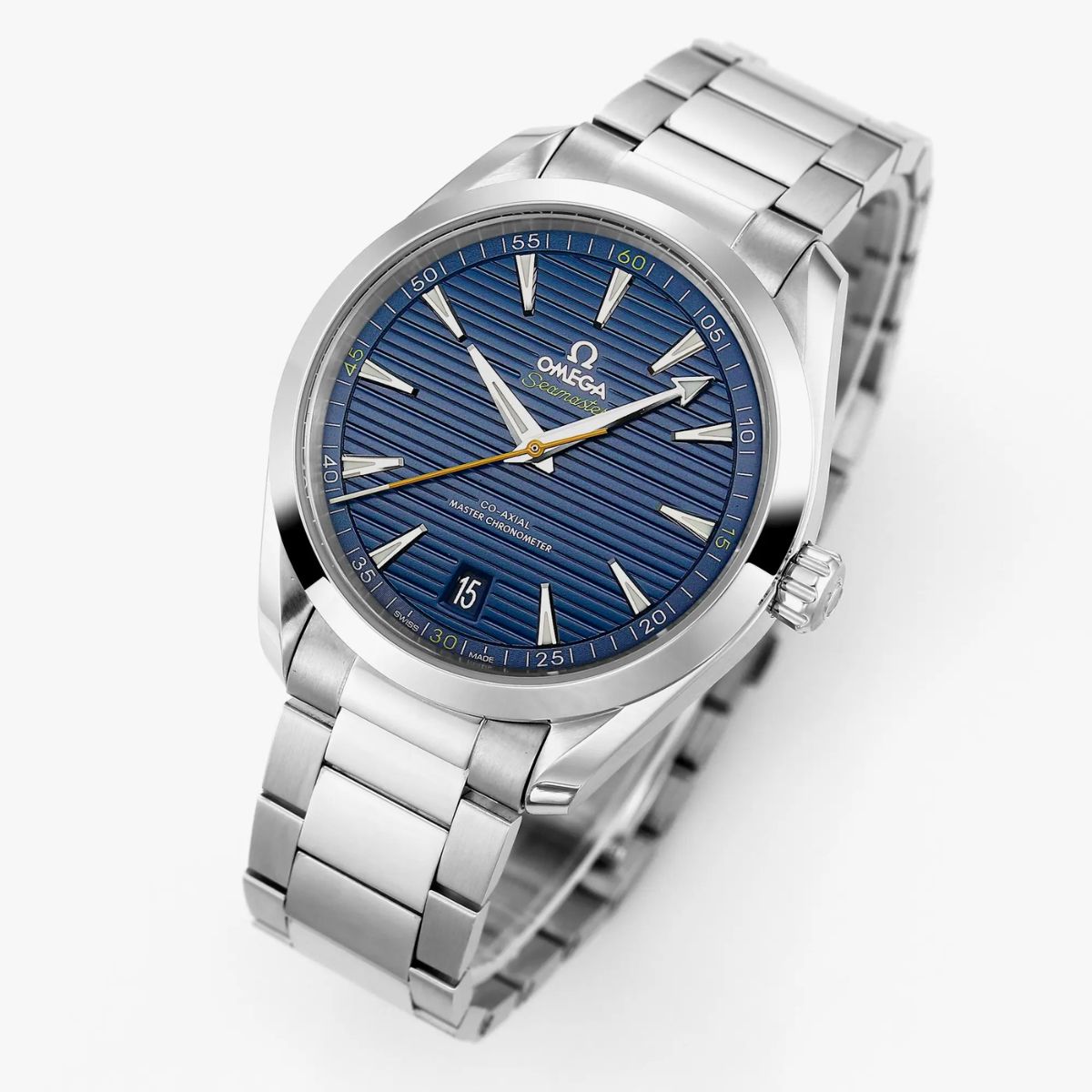 Celestial Aqua Sport 150M 41mm Steel On Steel Blue Dial 4574