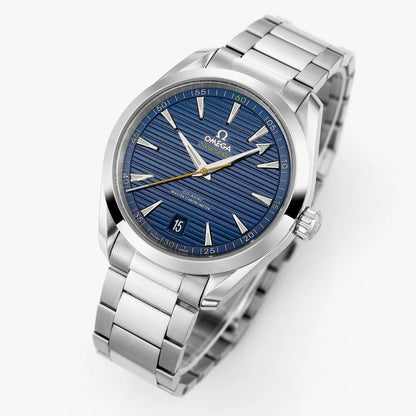Celestial Aqua Sport 150M 41mm Steel On Steel Blue Dial 4574