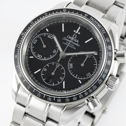 Celestial Racing Chronograph 40mm Steel On Steel Black Dial 8266
