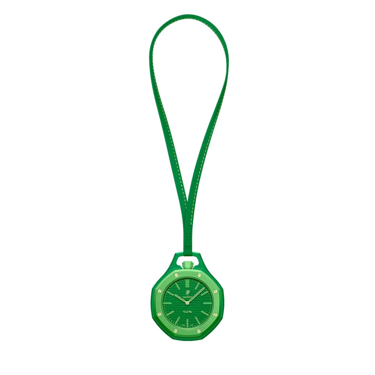 Swiss Pop Art Green Eight Ceramic Watch 5212