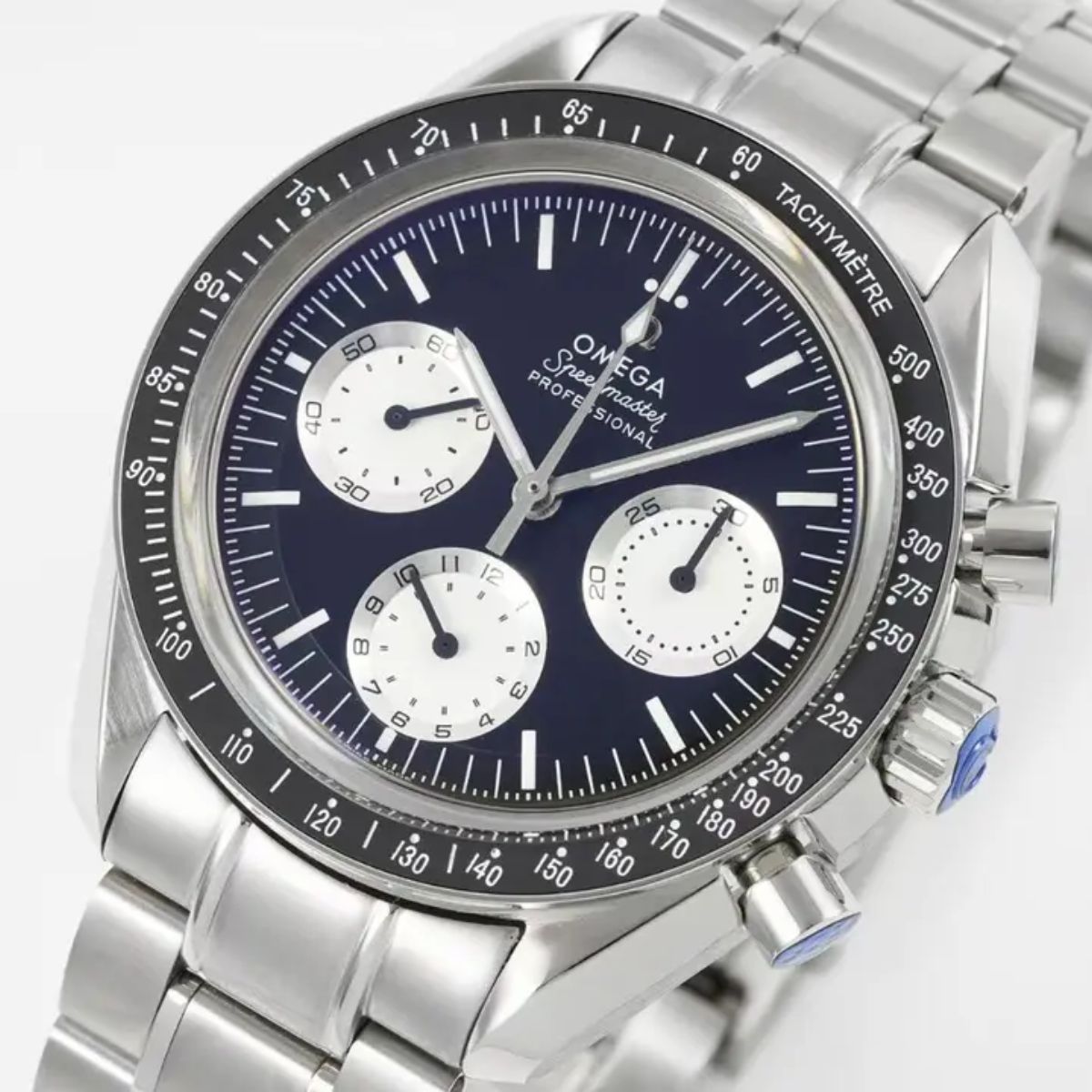 Celestial Chronograph Reduced 39mm Steel On Steel Blue Dial 5562