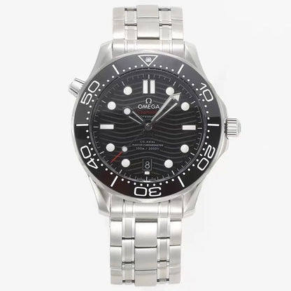 Celestial Seafarer Diver 300M 42mm Steel On Steel Black Dial 2821