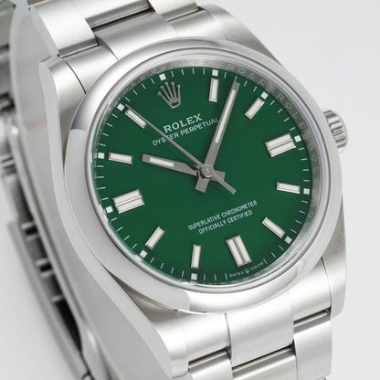 [Super Clone] Regency Timeless Perpetual 41 mm Timeless Trapeze Bezel Green Dial 134300 1775
