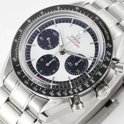 Celestial Moon Chronograph 40mm Steel On Steel Panda Dial 5347