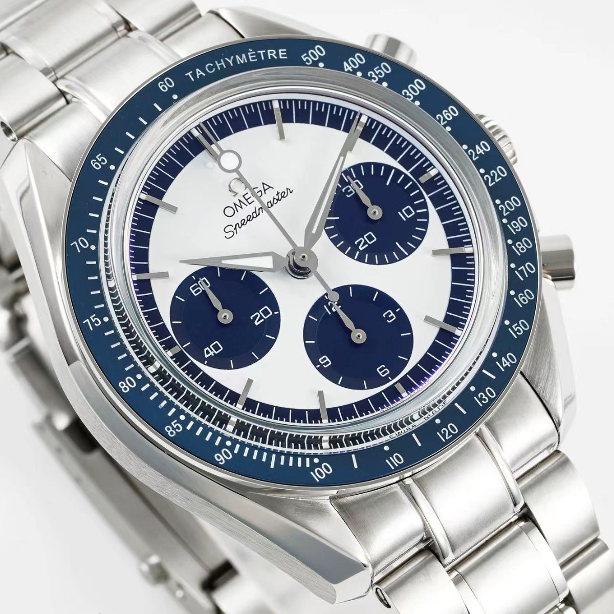 Celestial Moon Chronograph 40mm Steel On Steel Panda Dial 5583