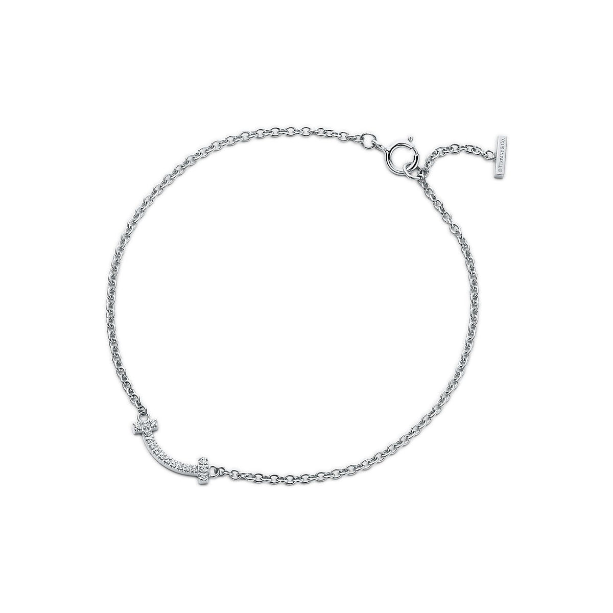 18K Celestial T Smile Diamond Bracelet