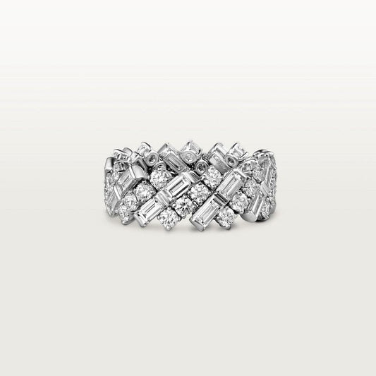 18K Celestial Reflection De Wedding Ring