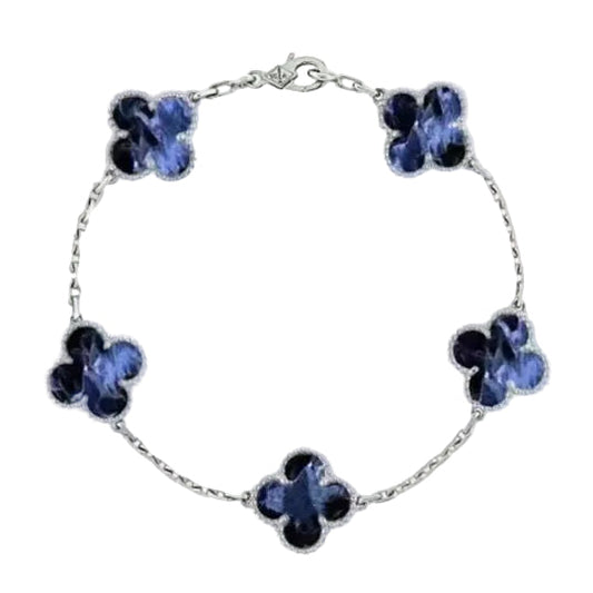 18K Celestial Alhambra Crystal Bracelet