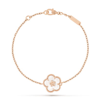 18K Celestial Lucky Spring Plum Blossom Bracelet