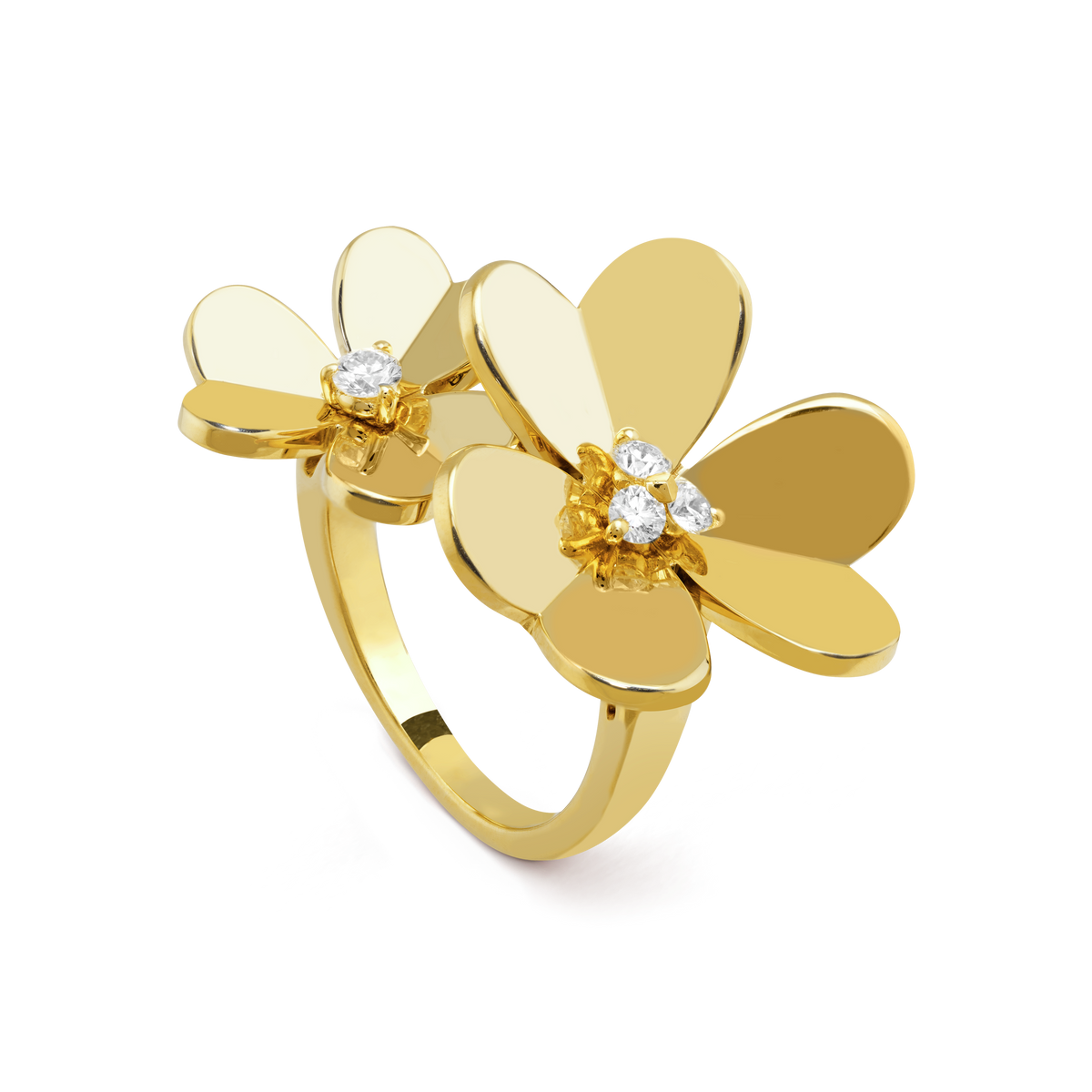 18K Celestial Frivole Between the Finger Ring
