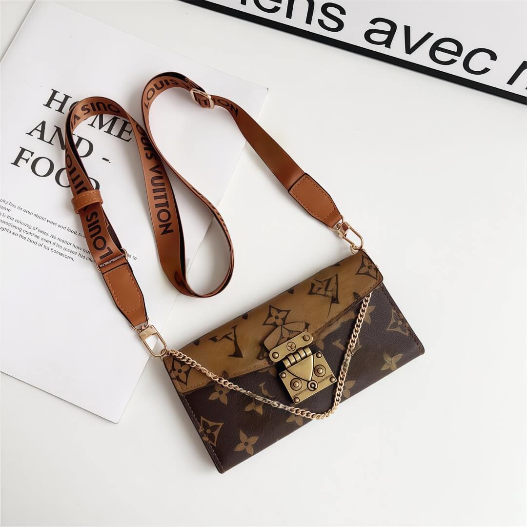 Luxury iPhone case with card holder and strap