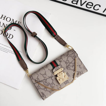 Luxury iPhone case with card holder and strap